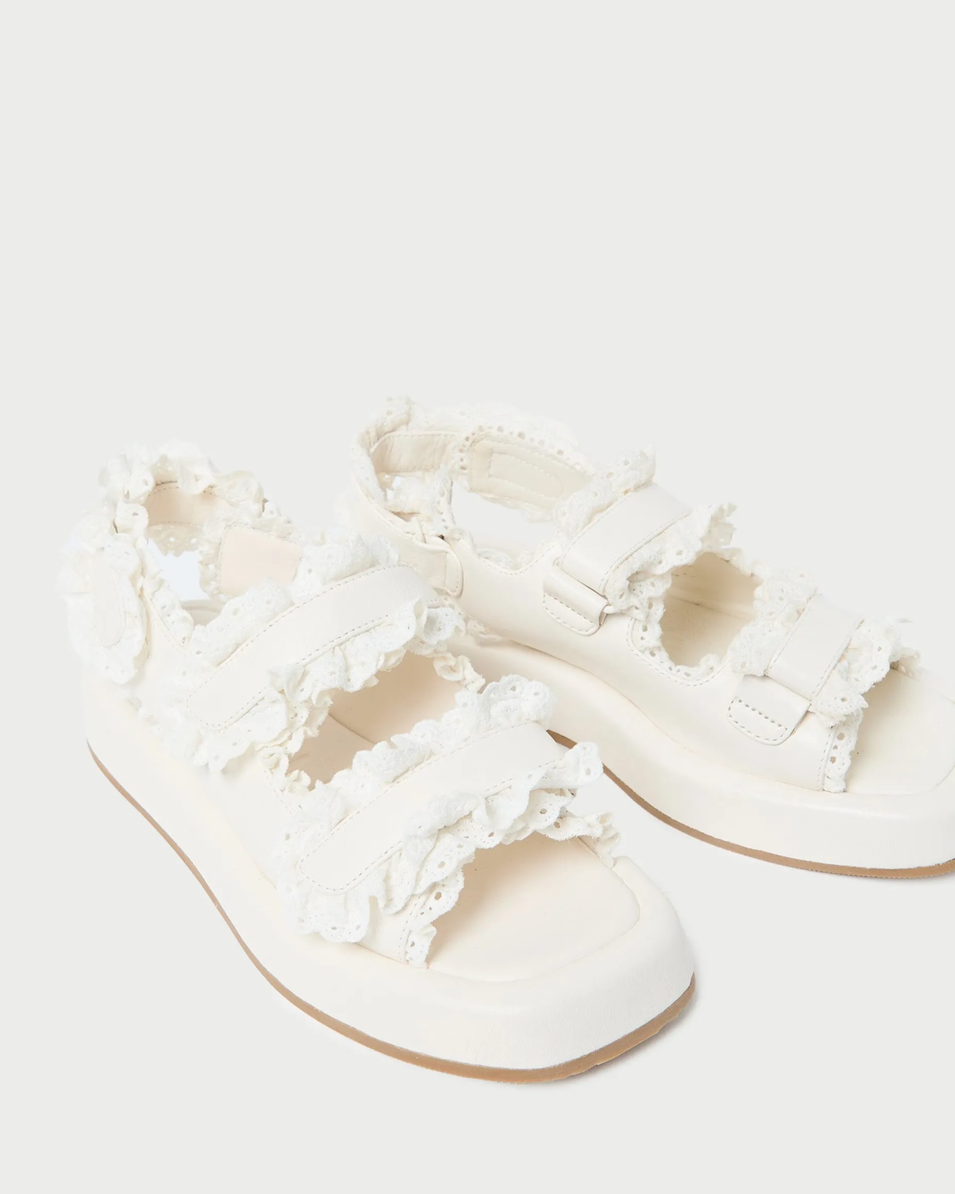 Blaise Natural Raffia Platform Sandal