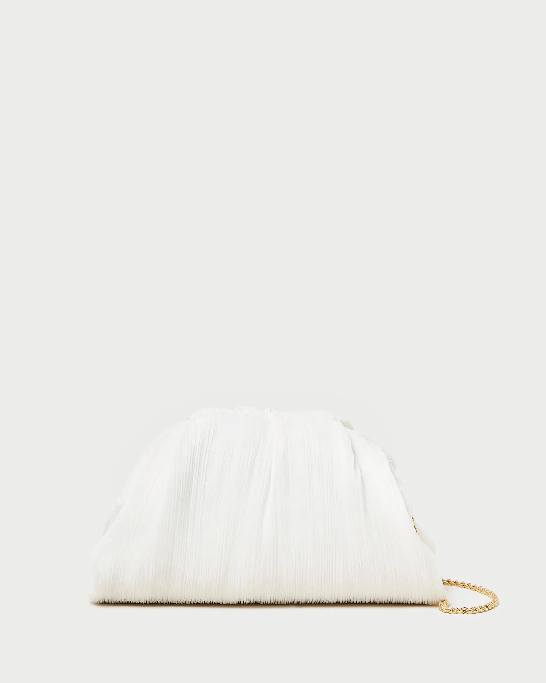 Bailey Pearl Pleated Dome Clutch