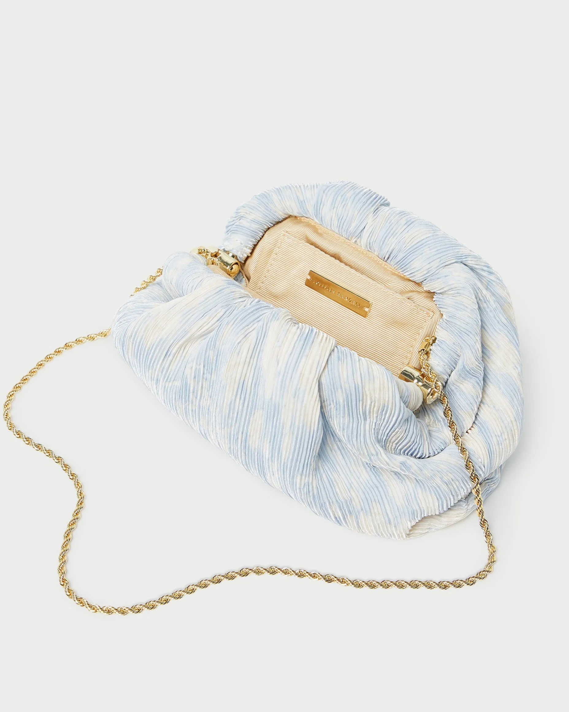 Bailey Pearl Pleated Dome Clutch