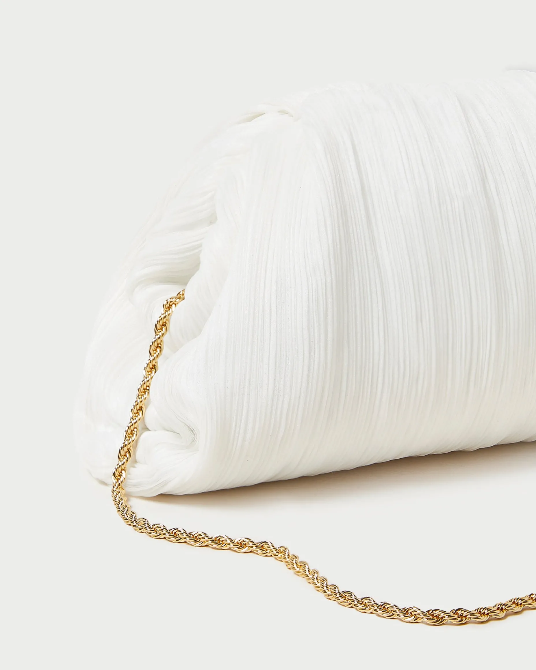 Bailey Pearl Pleated Dome Clutch