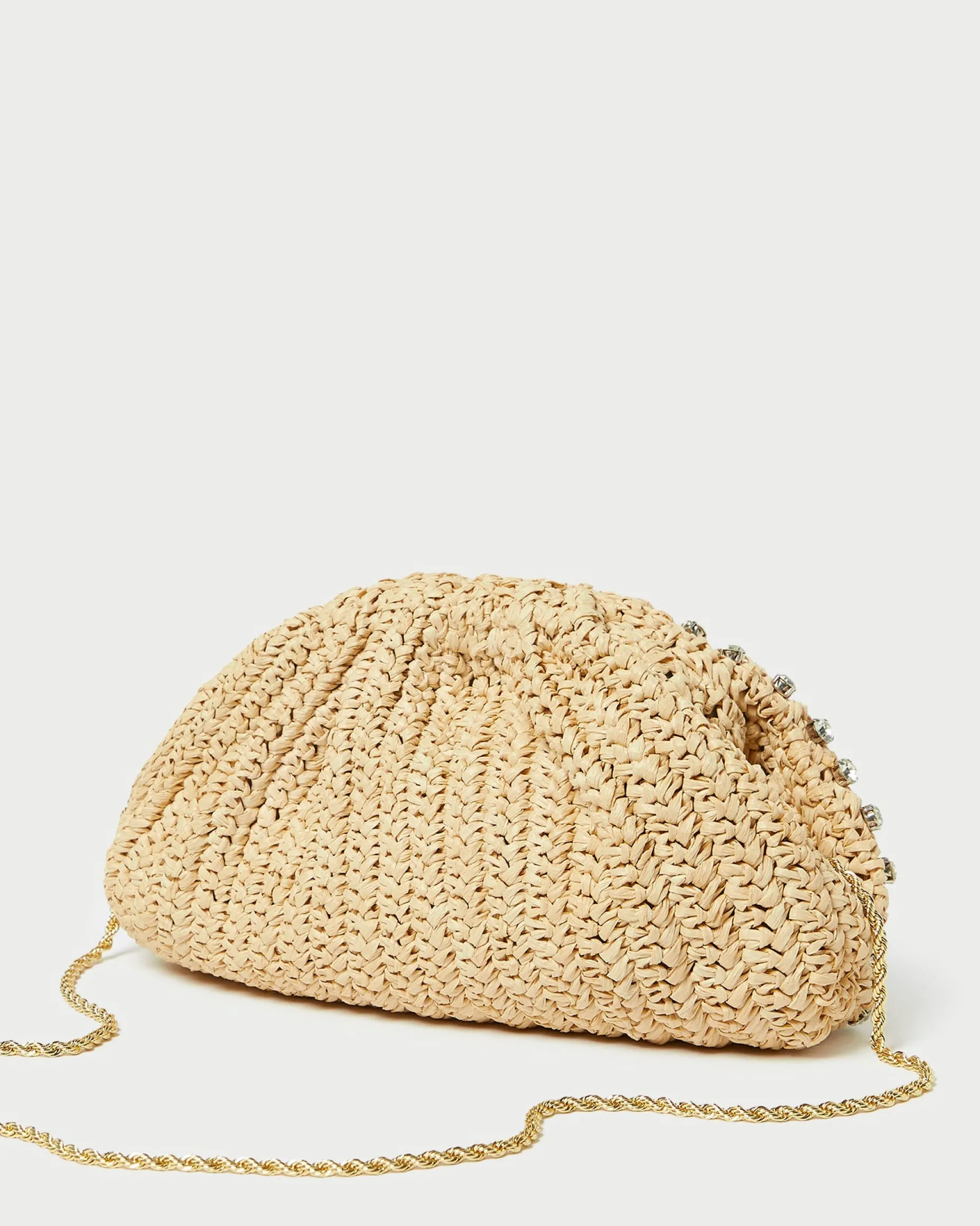 Bailey Pearl Pleated Dome Clutch