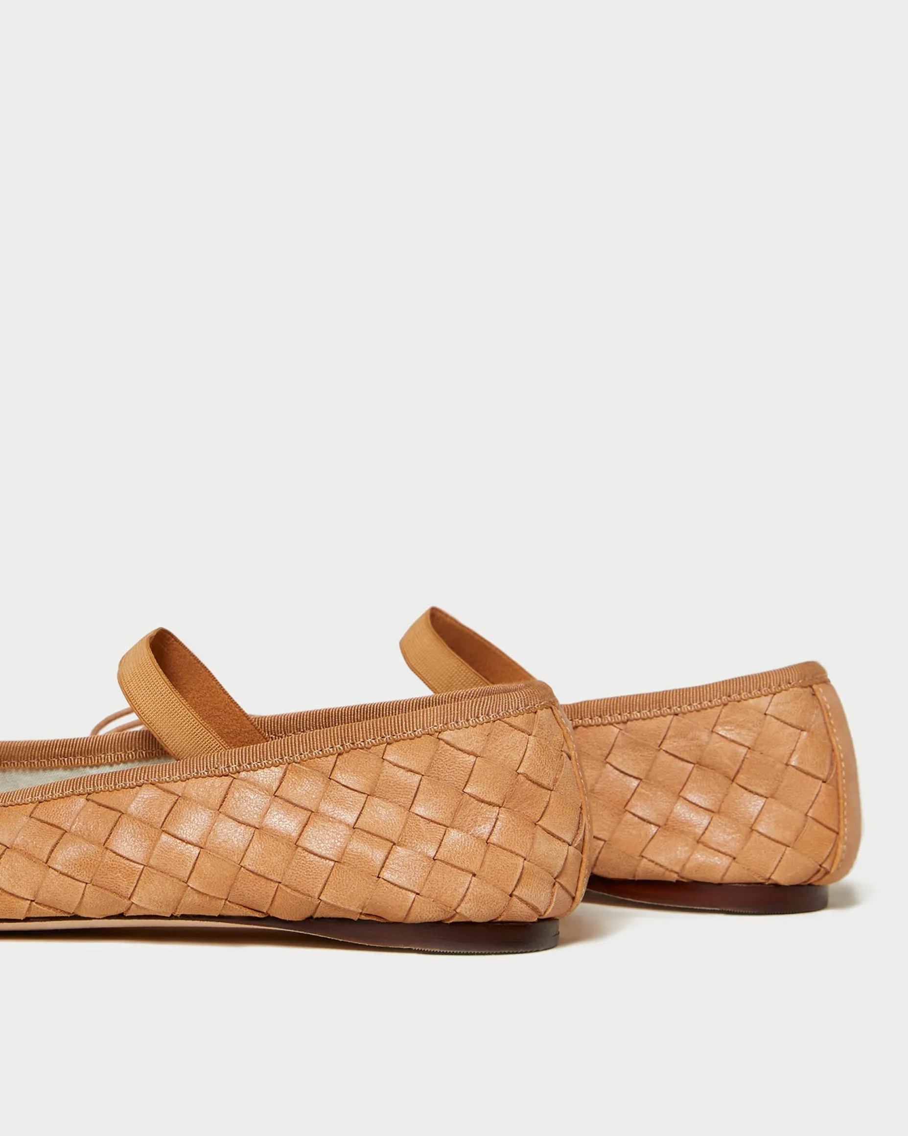 Leonie Chocolate Satin Ballet Flat