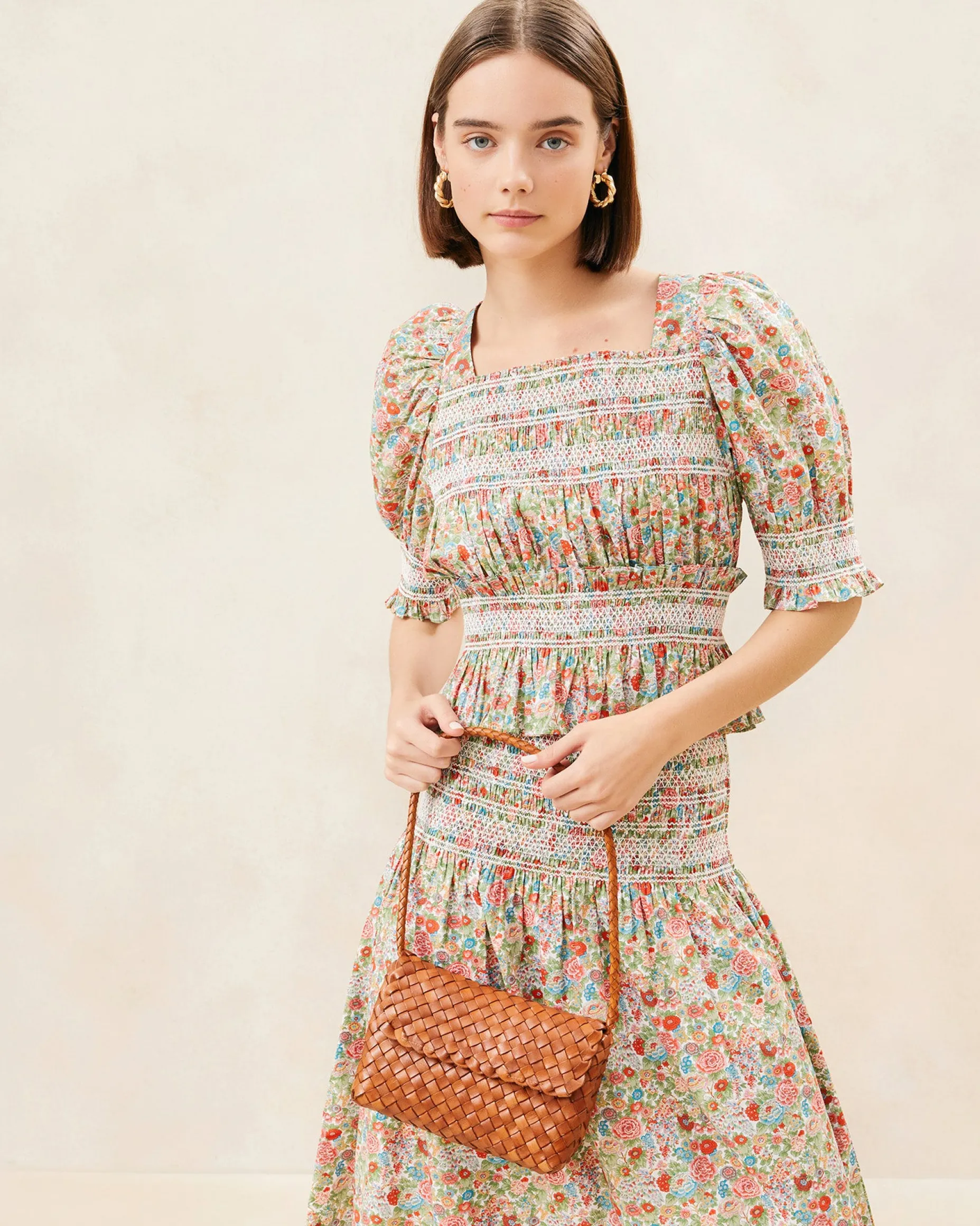 Billie Timber Leather Shoulder Bag