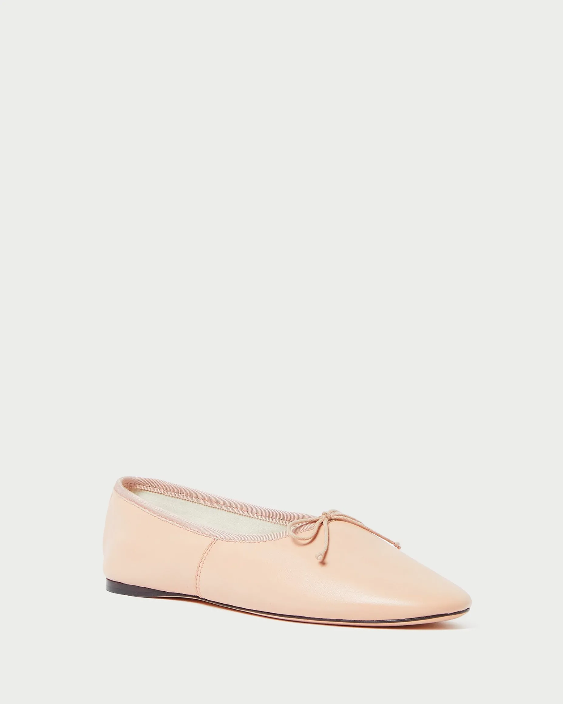 Landon Cream Satin Ballet Flat