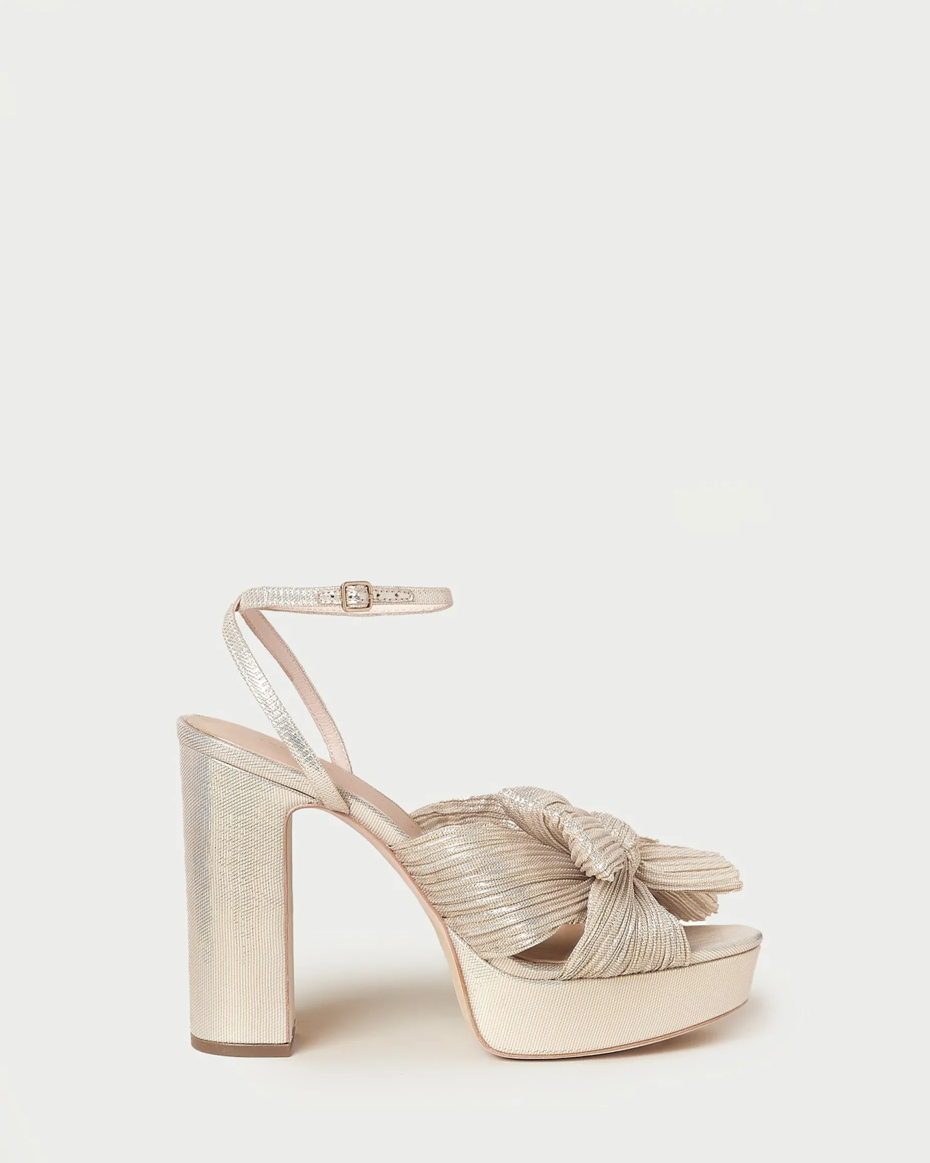 Natalia Pearl Platform Bow Heel