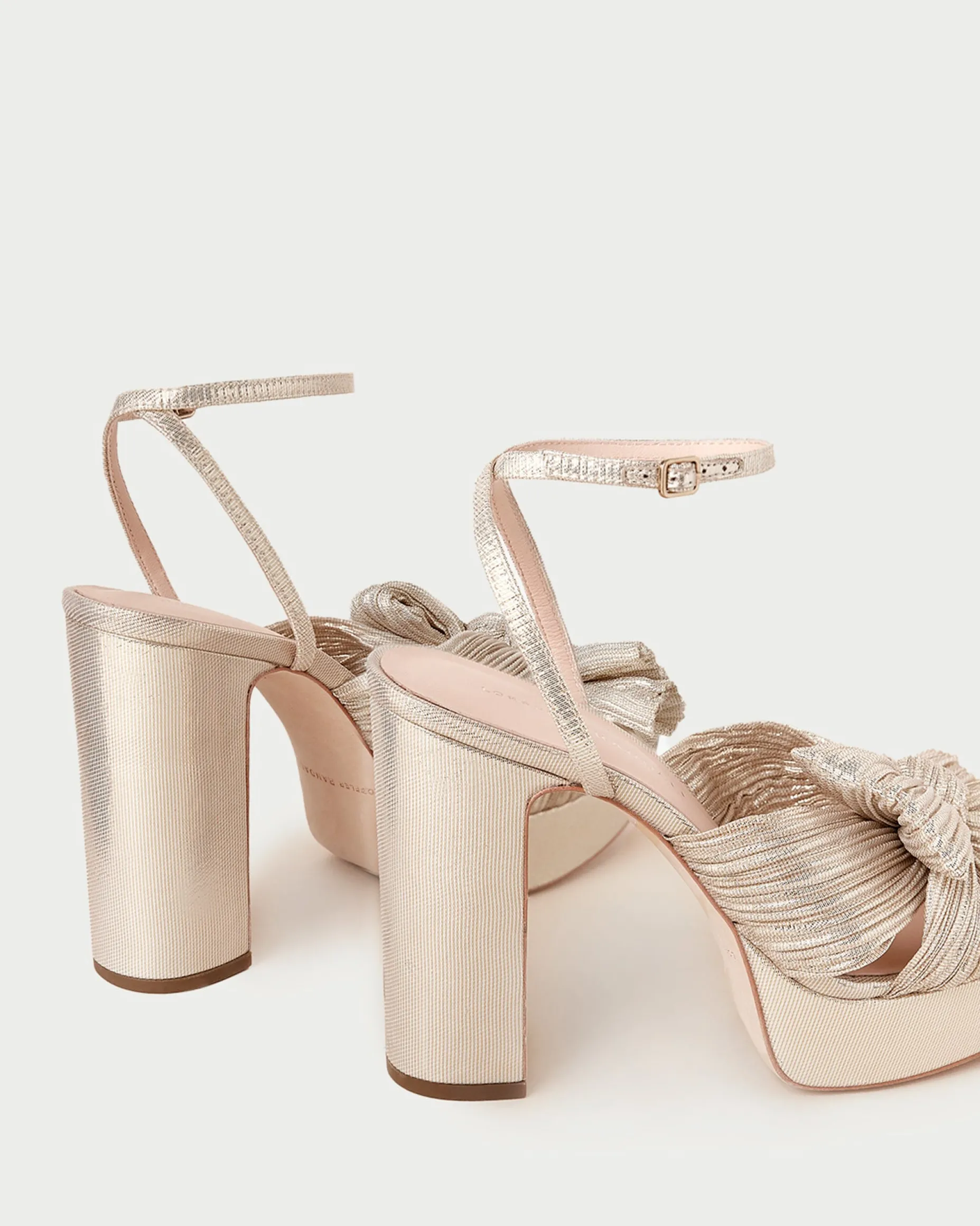 Natalia Pearl Platform Bow Heel