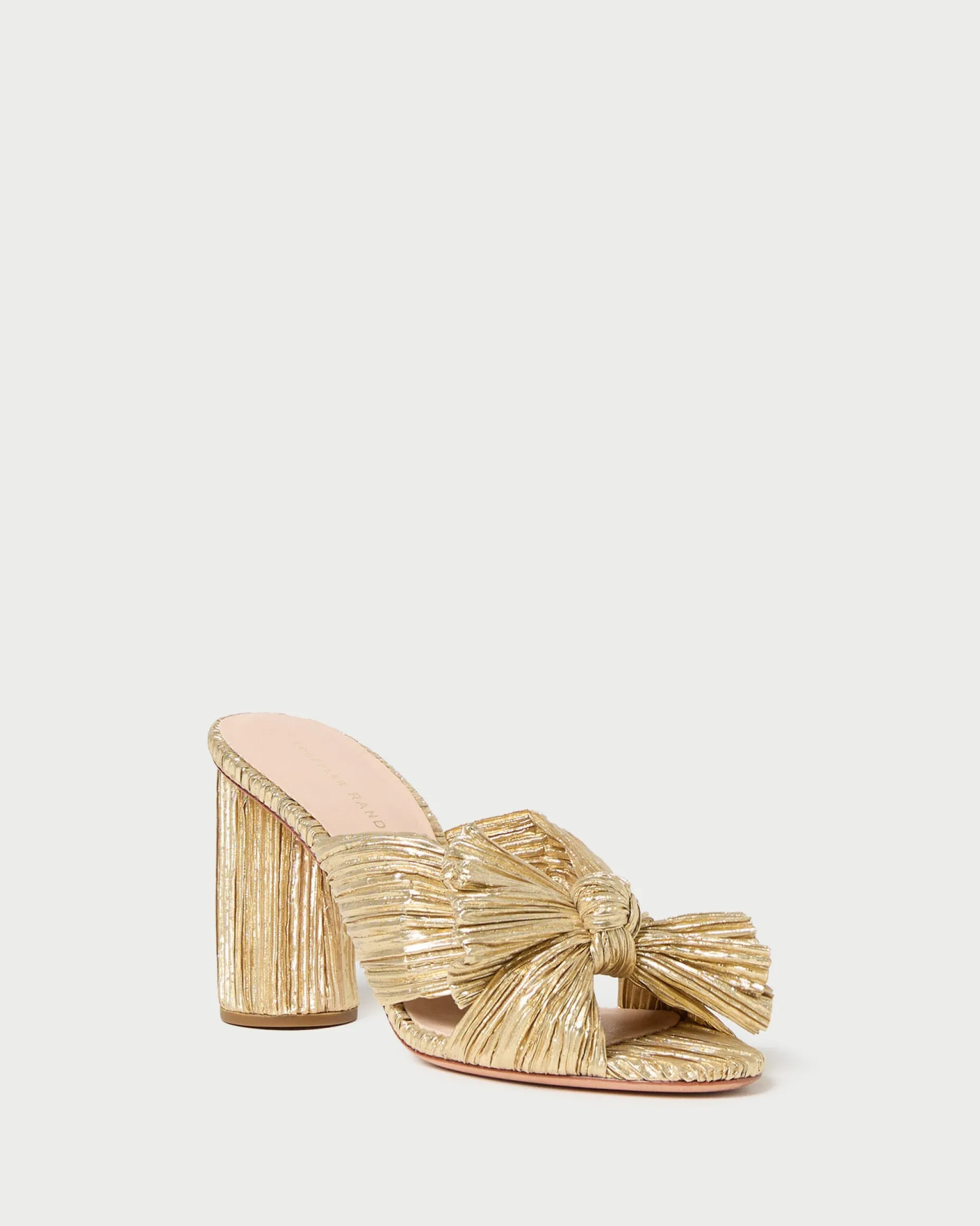 Penny Pearl Pleated Bow Heel