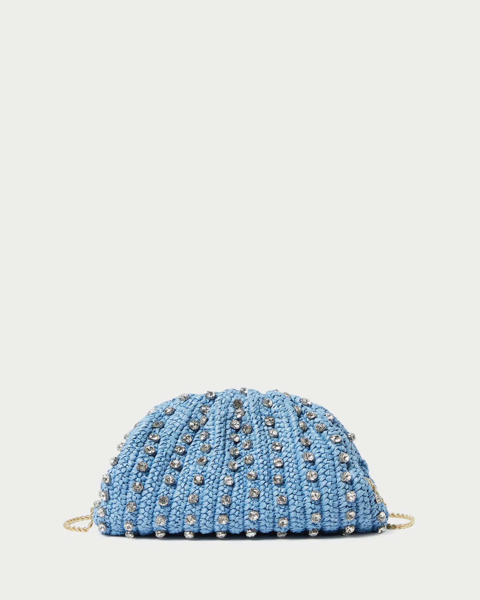 Bailey Blush/Crystal Dome Clutch