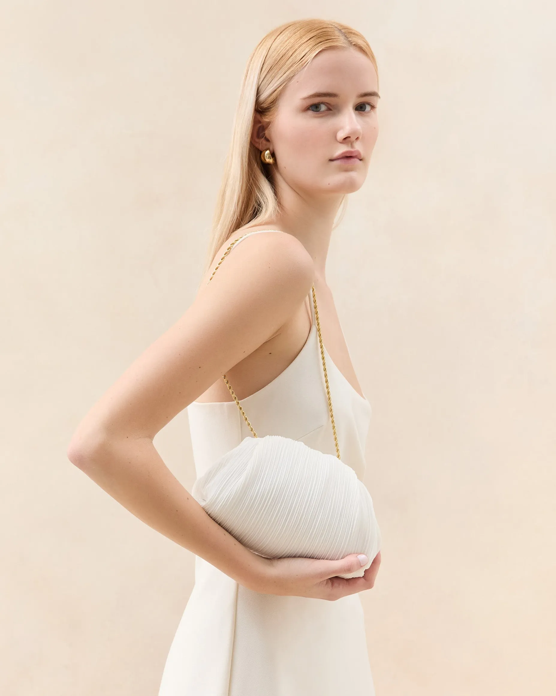 Bailey Blush/Crystal Dome Clutch