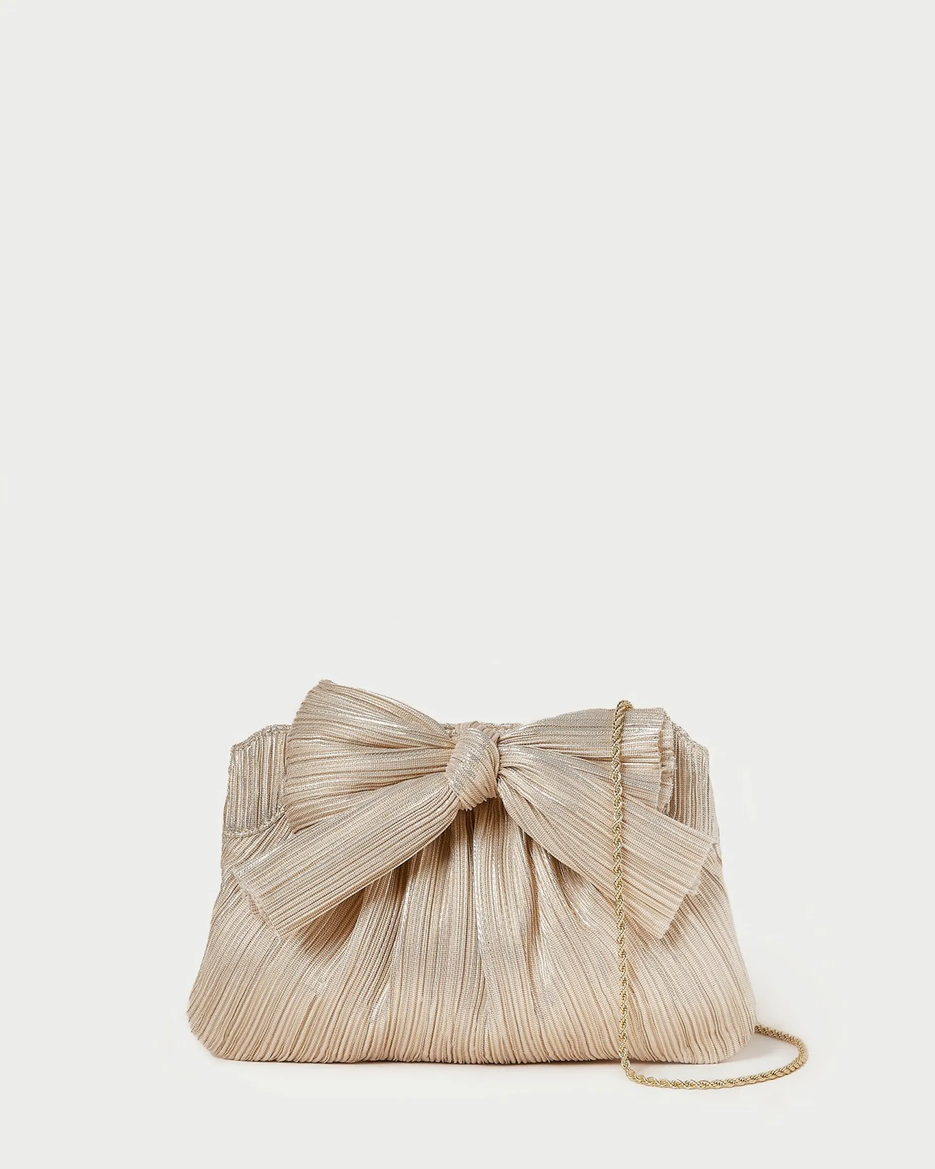 Rayne Sage Bow Clutch