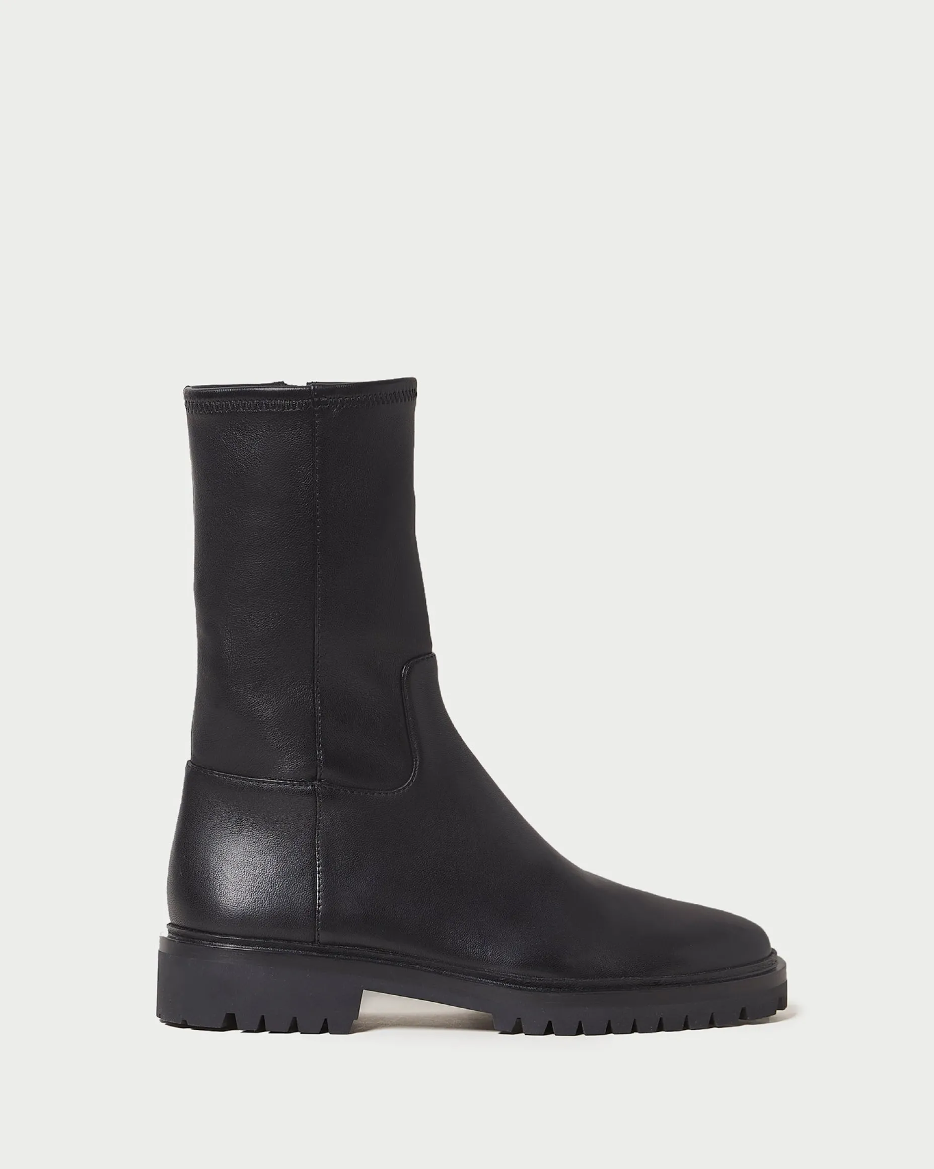 Danny Black Mid Lug Boot