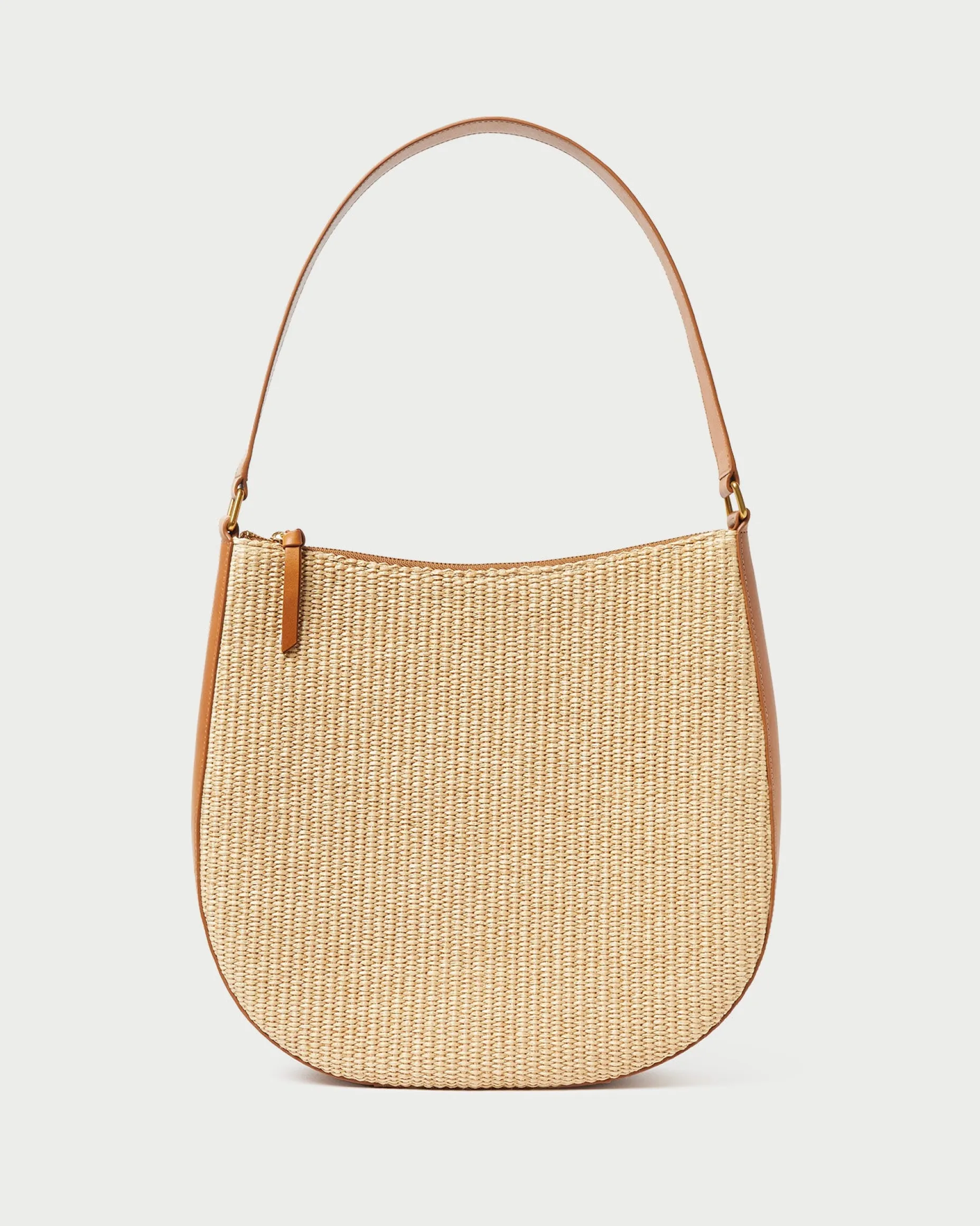 Bowen Natural Straw Hobo
