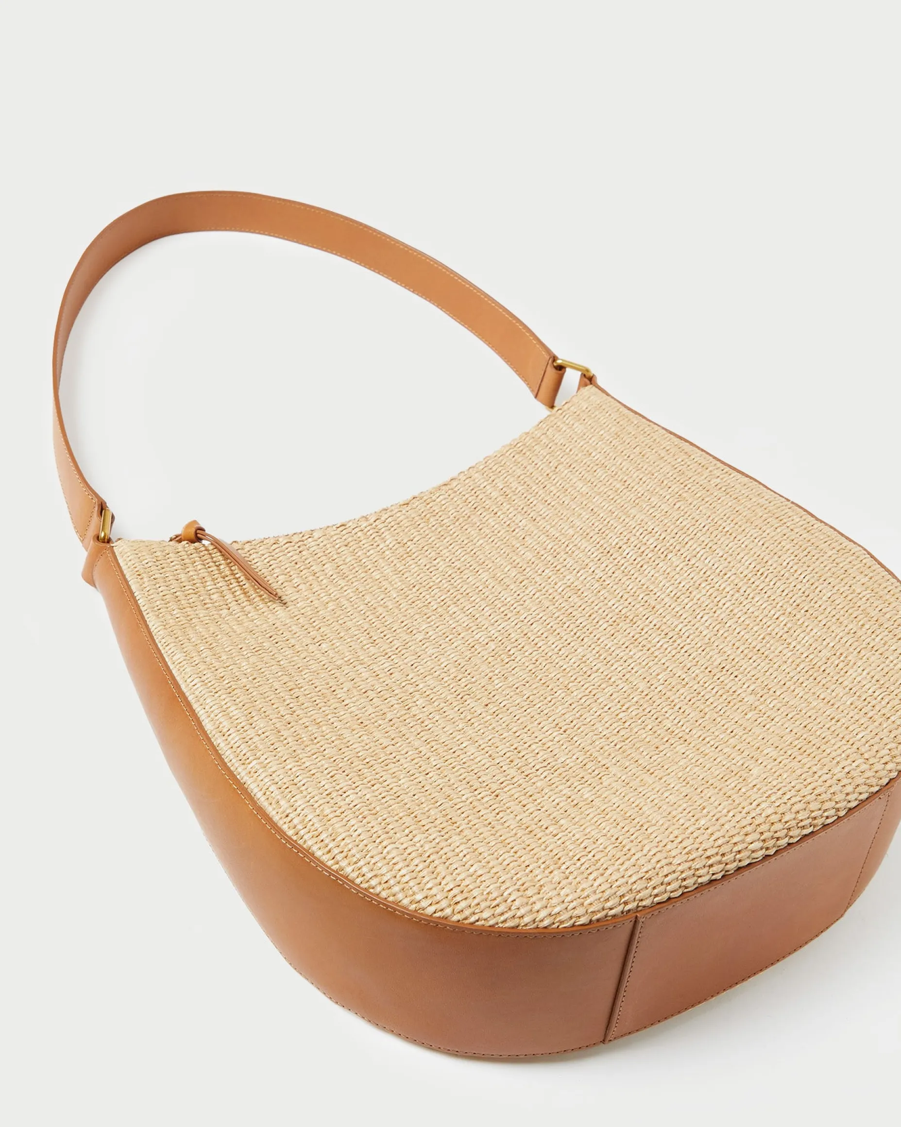 Bowen Natural Straw Hobo