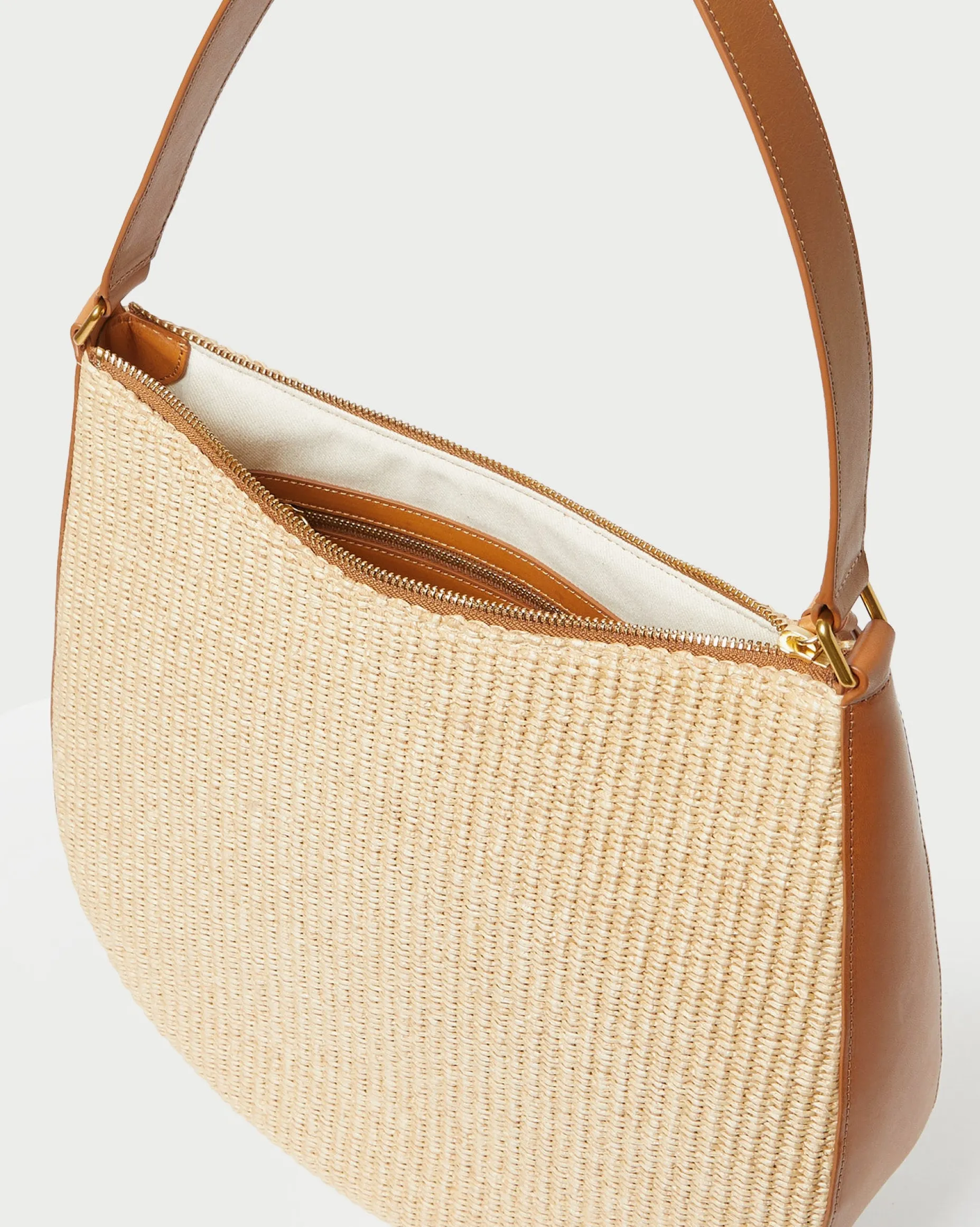 Bowen Natural Straw Hobo