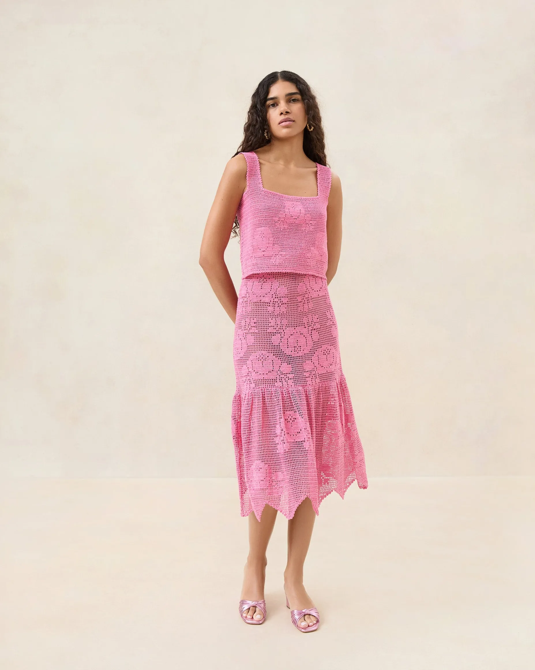 Sullivan Rose Crochet Skirt